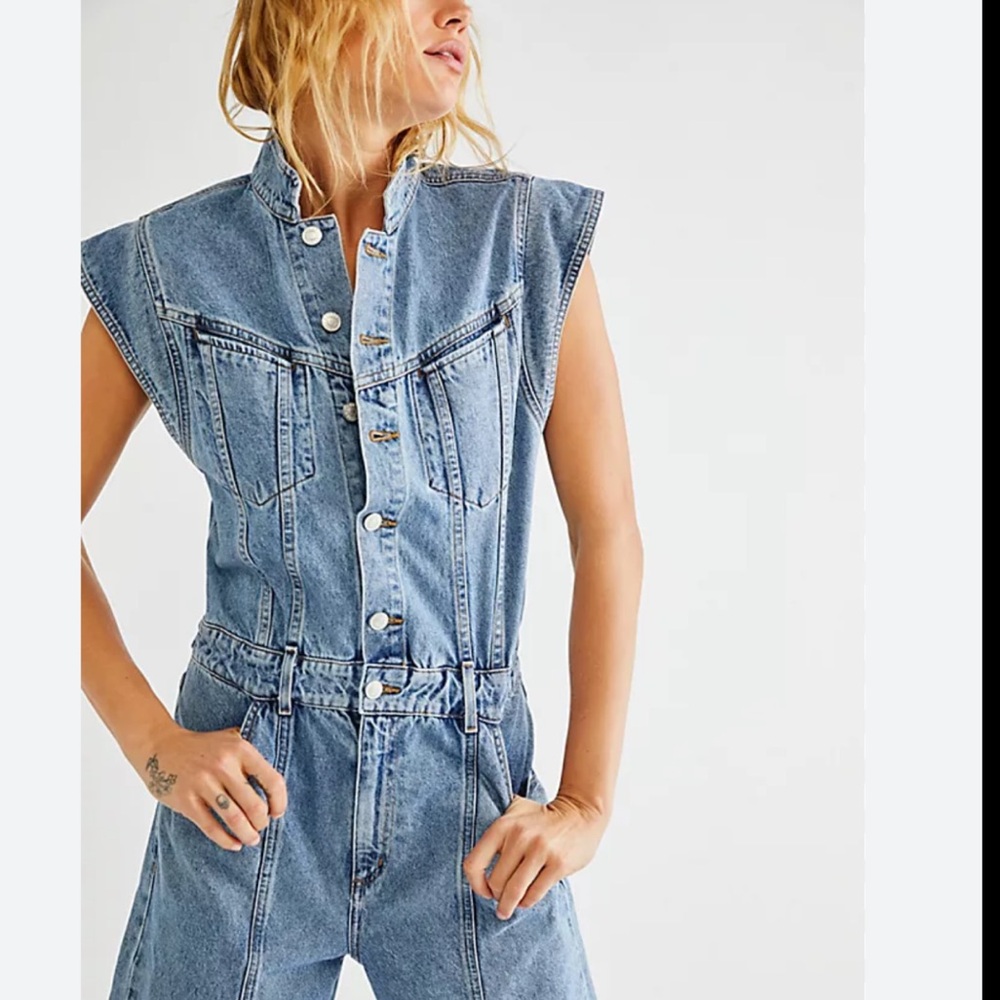NWOT Le Lis | Denim Jumpsuit